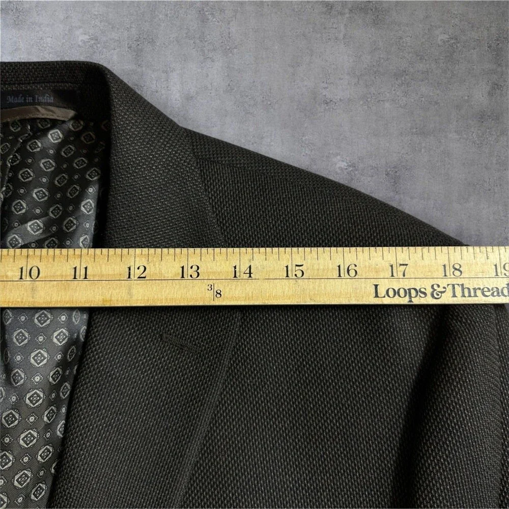 RALPH LAUREN Classic fit Mens Blazer 44R Sport Coat Two Button Jacket Brown